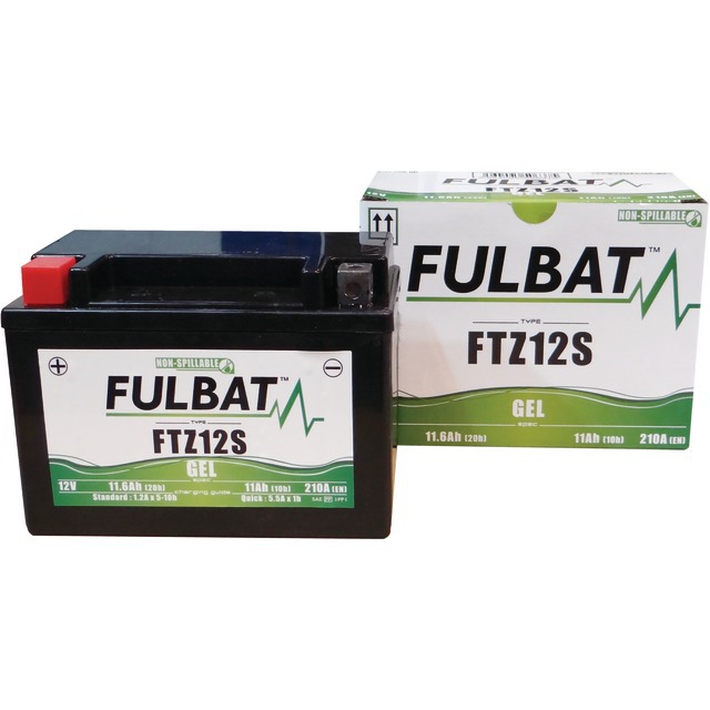 Batterie GEL Type YTZ12S + A Gauche référence fournisseur 31313095